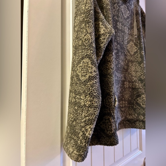 Gap Vintage Sherpa Pullover Jacket.  Size Large. - Picture 6 of 9